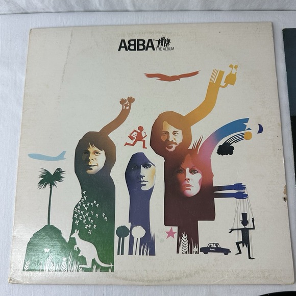 Abba - The Album Vinyl LP Record 1977 Epic Take A Chance On Me! Vintage - Picture 4 of 12